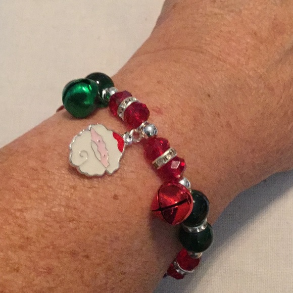 🎅 NWT Just Too Amazing Rhinestone Fun Elastic Bracelet Closet Must Have 🎅 - Picture 6 of 7